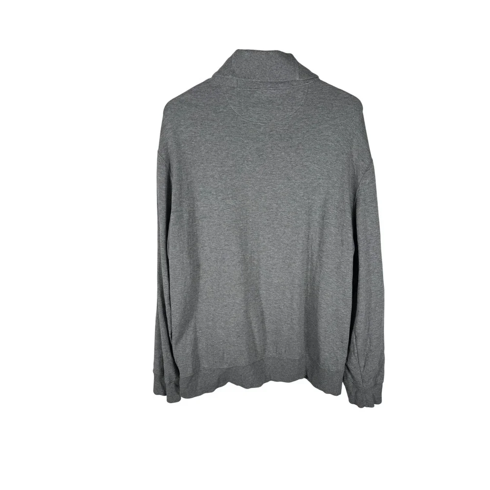 Polo Ralph Lauren Shawl Collar Pullover Sweatshirt Mens XL Grey Heather Jersey
